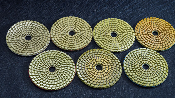 Buffing Pads D150MM D180MM D230MM Droge natte diamantenpoetschijf met hoge duurzaamheid