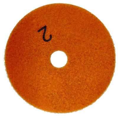 Steenflexibel slijpmiddel 4&quot; harsbinding 3 stappen polijstkussens voor granitslijpgereedschap